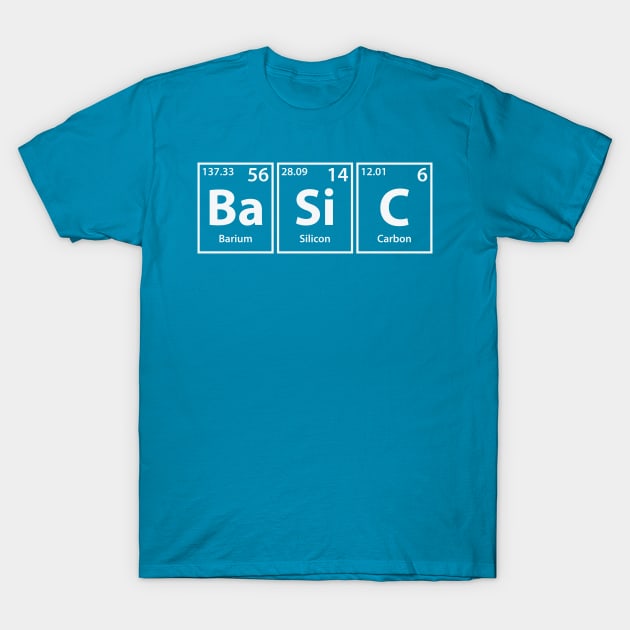 Basic Elements Spelling T-Shirt by cerebrands